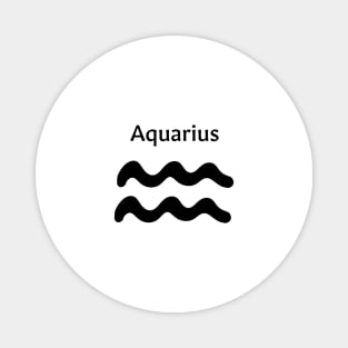 Aquarius zodiac sign merchandise Magnet
